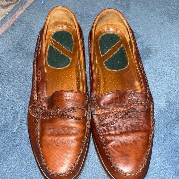 EUC! Men’s Cable and Co. Brown Leather Italian Tassel Loafers. 10 1/2. 🇮🇹🇮🇹 - Picture 1 of 3
